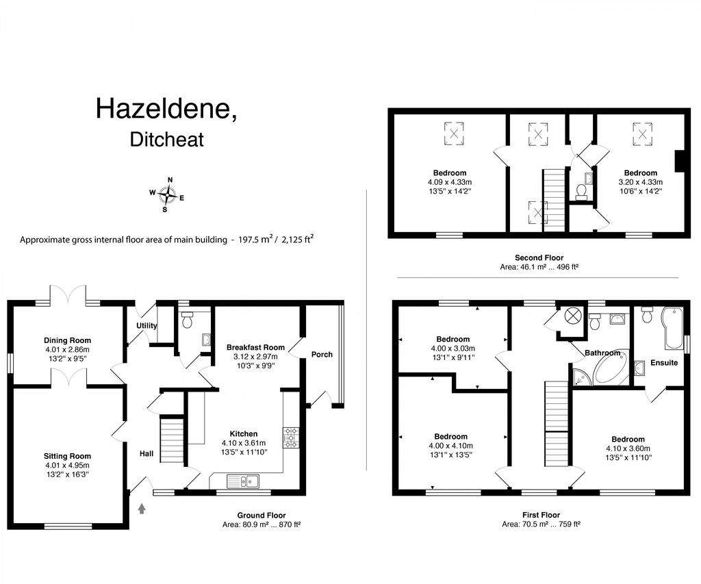 5 bedroom village house for sale - floorplan