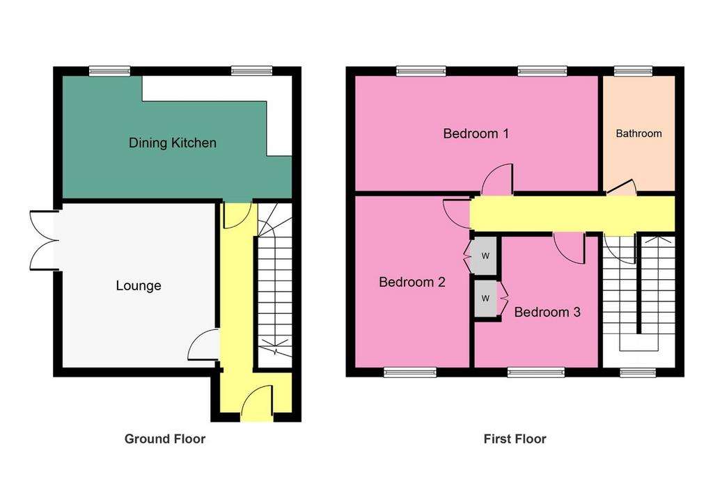 3 bedroom cottage for sale - floorplan