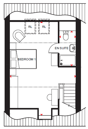 3 bedroom end of terrace house for sale - floorplan