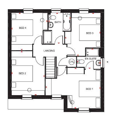 4 bedroom detached house for sale - floorplan