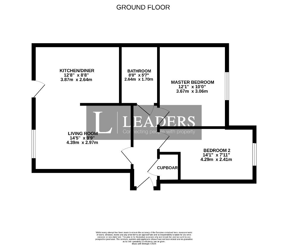 2 bedroom flat for sale - floorplan