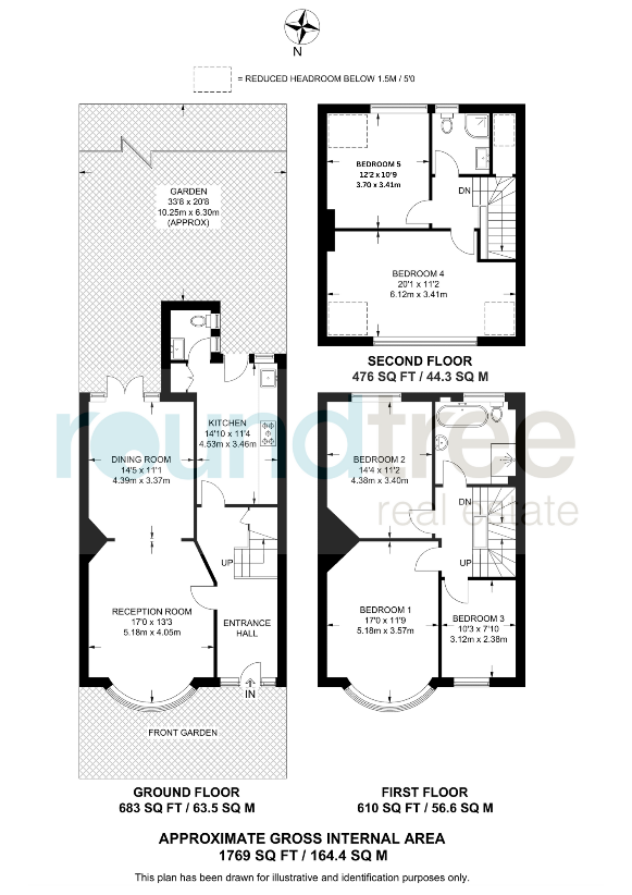 5 bedroom property for sale - floorplan