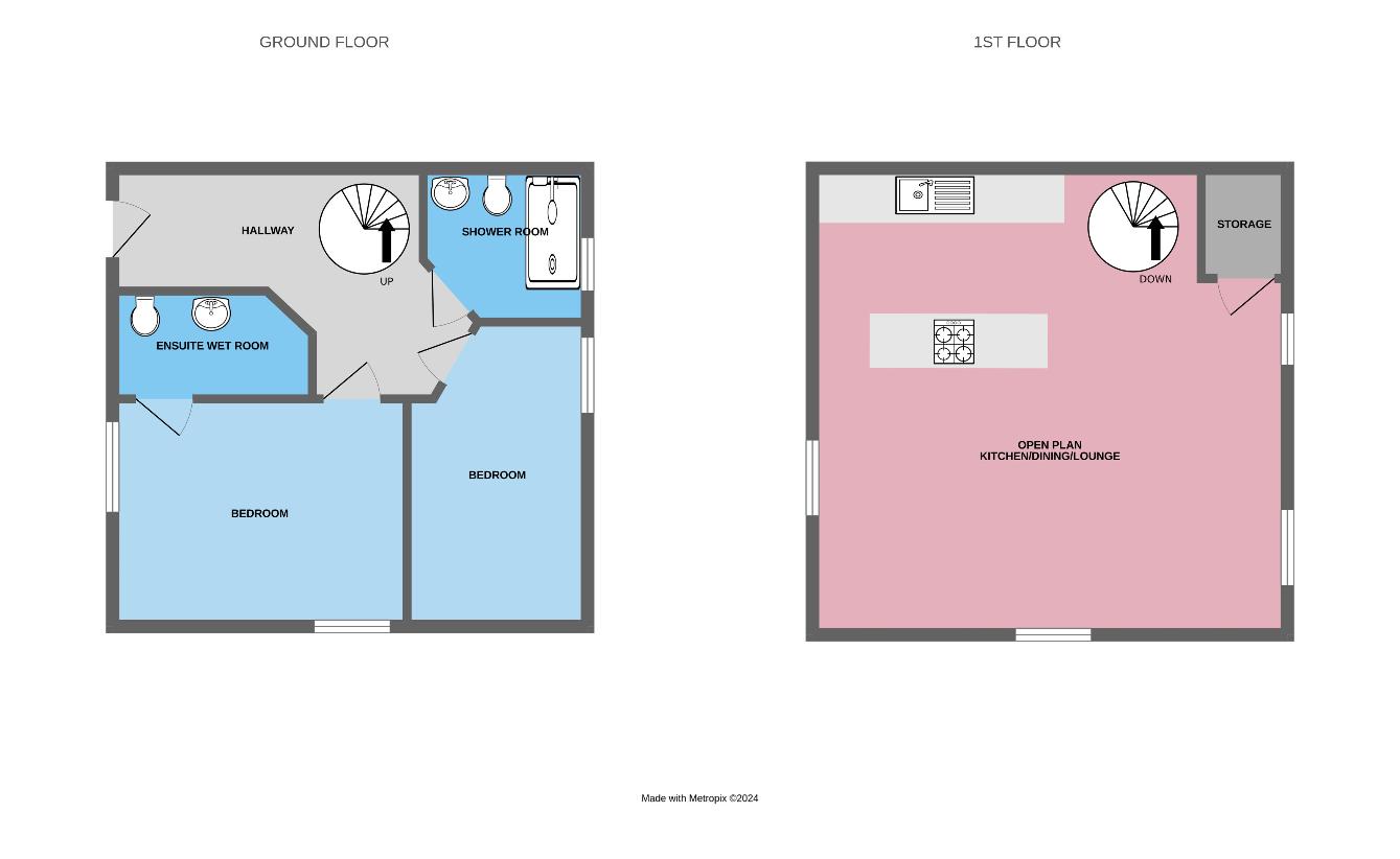 2 bedroom property for sale - floorplan