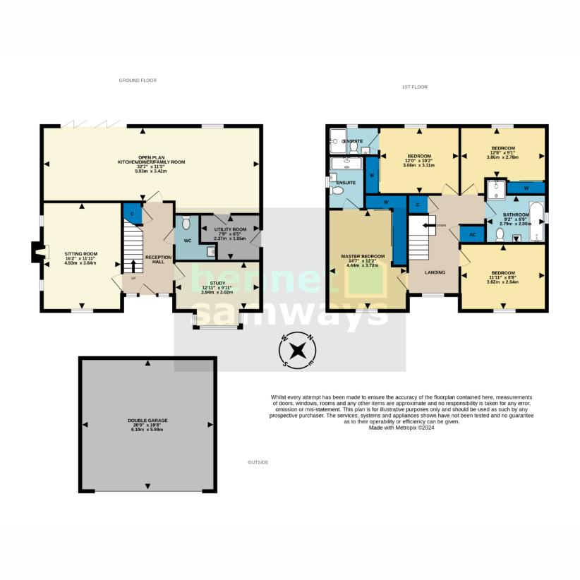 4 bedroom detached house for sale - floorplan