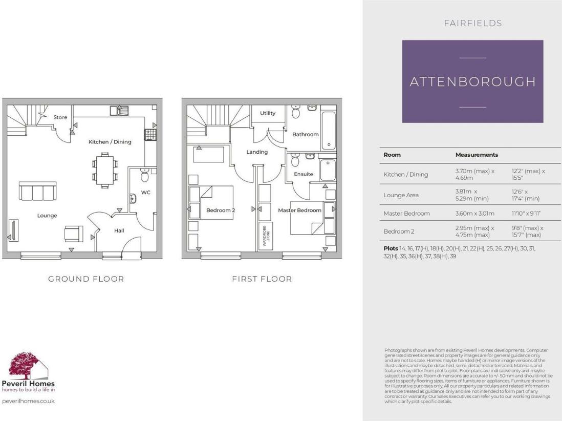 2 bedroom property for sale - floorplan