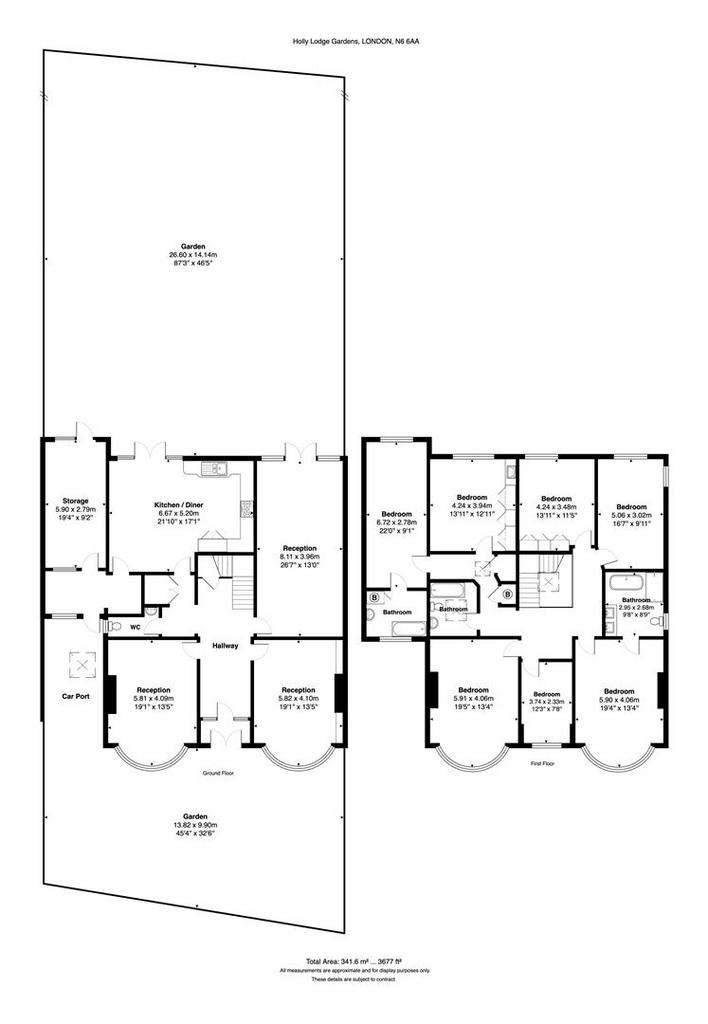 7 bedroom house for sale - floorplan