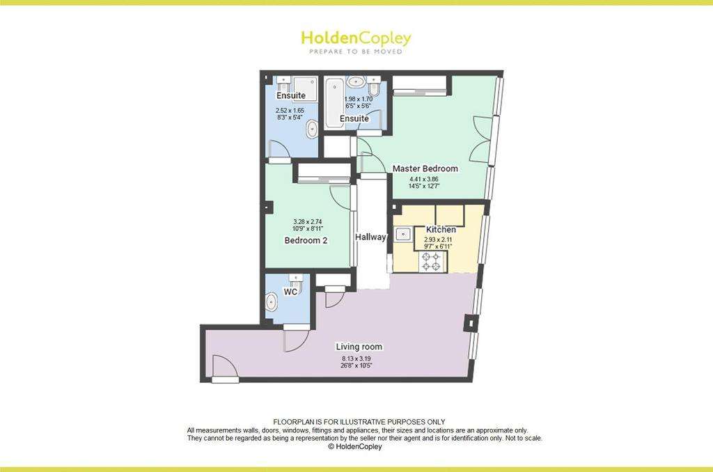 2 bedroom flat for sale - floorplan