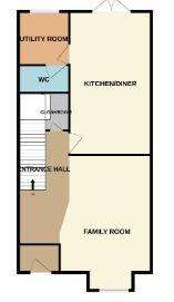 3 bedroom mews house for sale - floorplan