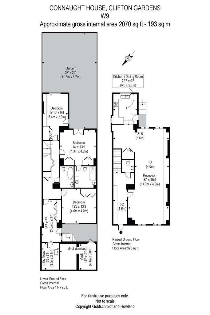 4 bedroom flat for sale - floorplan