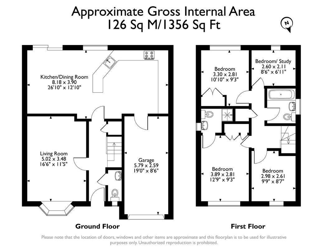 4 bedroom detached house for sale - floorplan