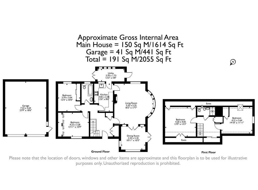 4 bedroom bungalow for sale - floorplan