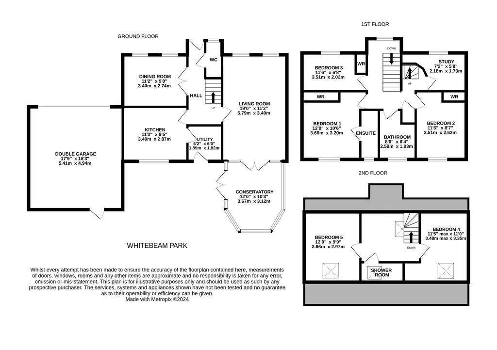 5 bedroom detached house for sale - floorplan