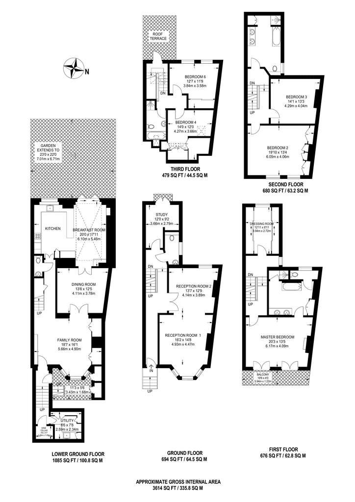 6 bedroom house to rent - floorplan