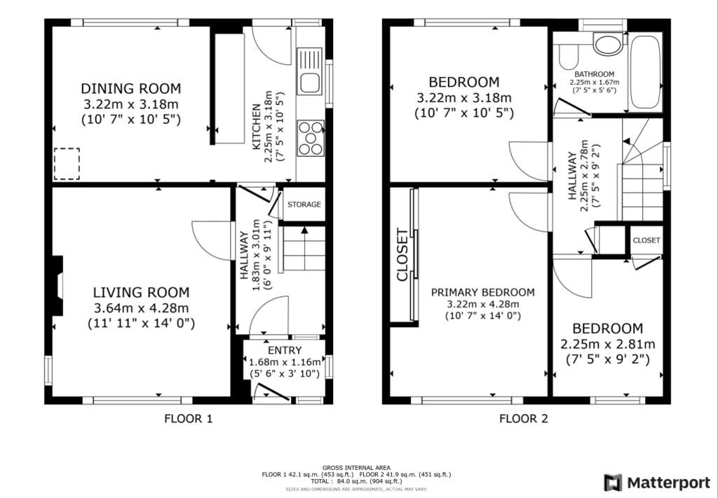 3 bedroom detached house for sale - floorplan