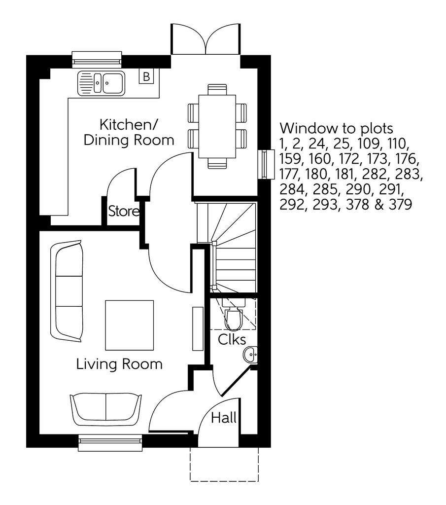 3 bedroom end of terrace house for sale - floorplan