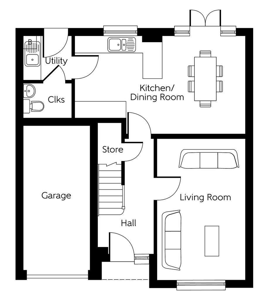 4 bedroom detached house for sale - floorplan