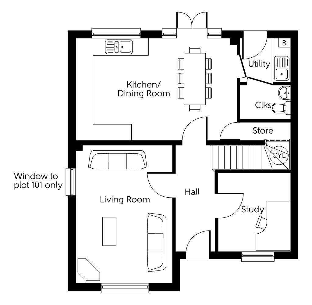 4 bedroom detached house for sale - floorplan