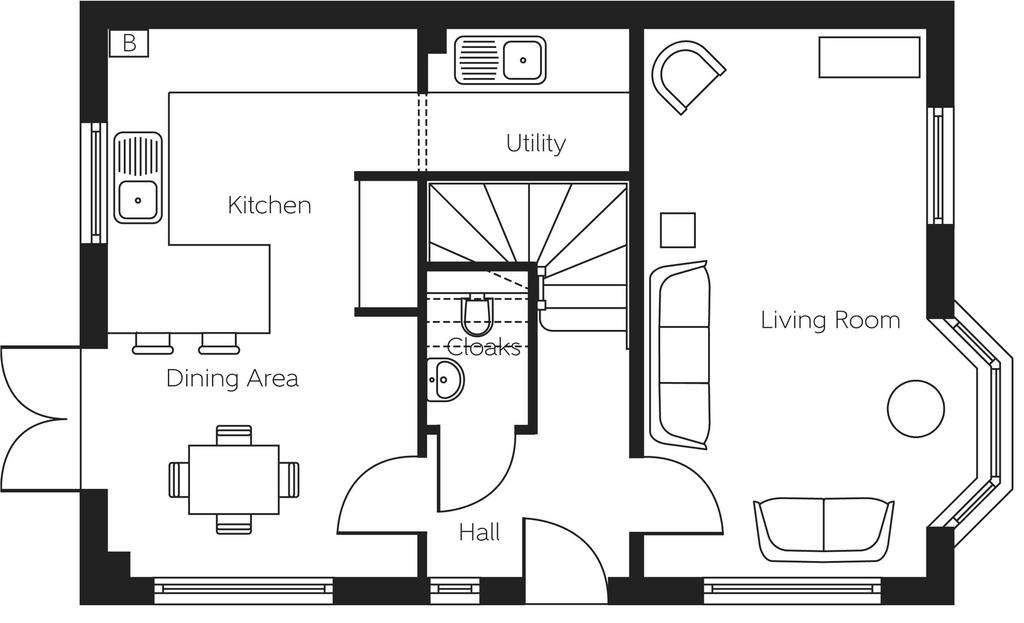 4 bedroom detached house for sale - floorplan