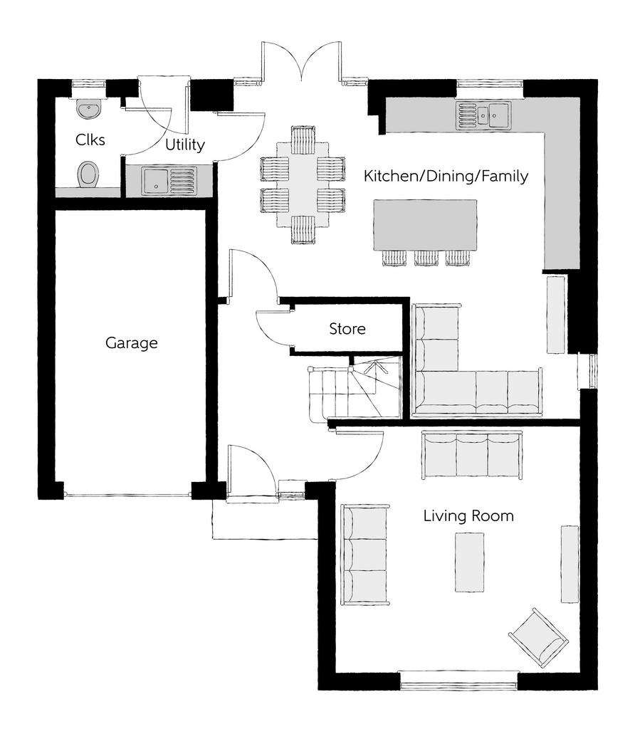 4 bedroom detached house for sale - floorplan