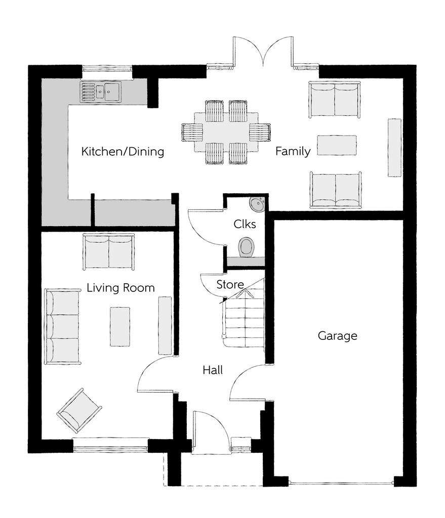 4 bedroom detached house for sale - floorplan