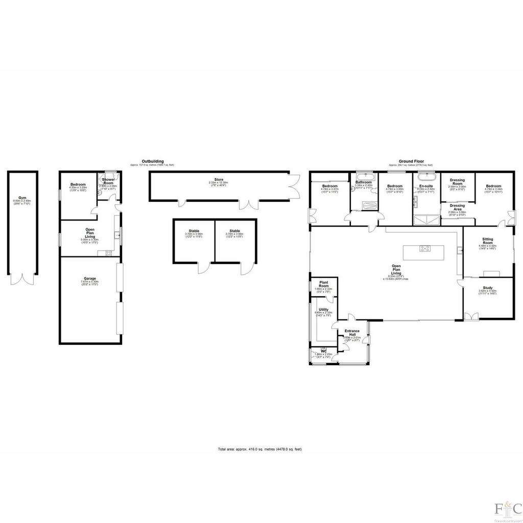 4 bedroom detached house for sale - floorplan