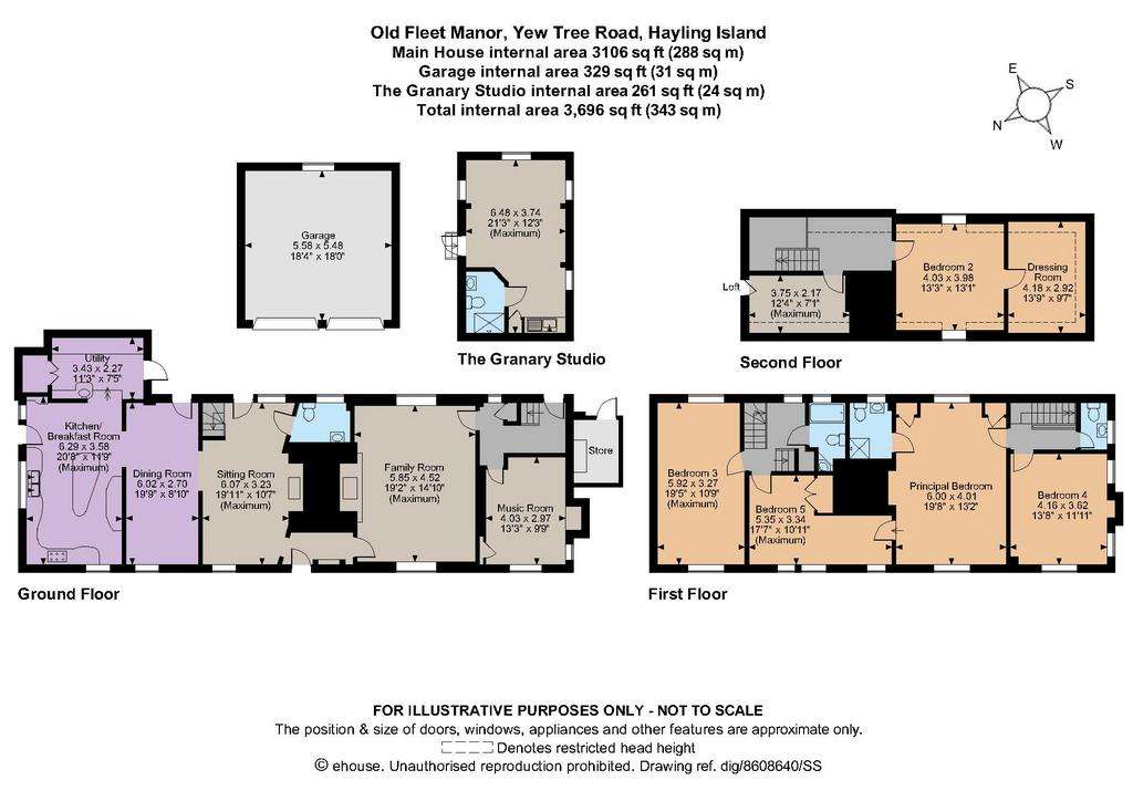 5 bedroom detached house for sale - floorplan