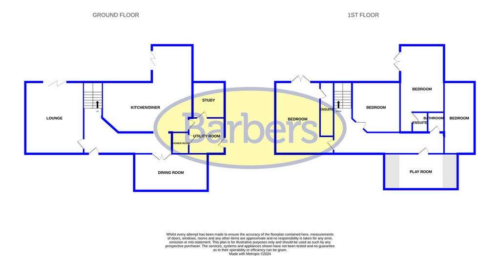 4 bedroom detached house to rent - floorplan