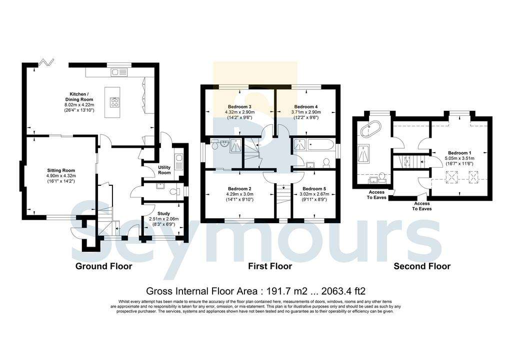 5 bedroom detached house for sale - floorplan