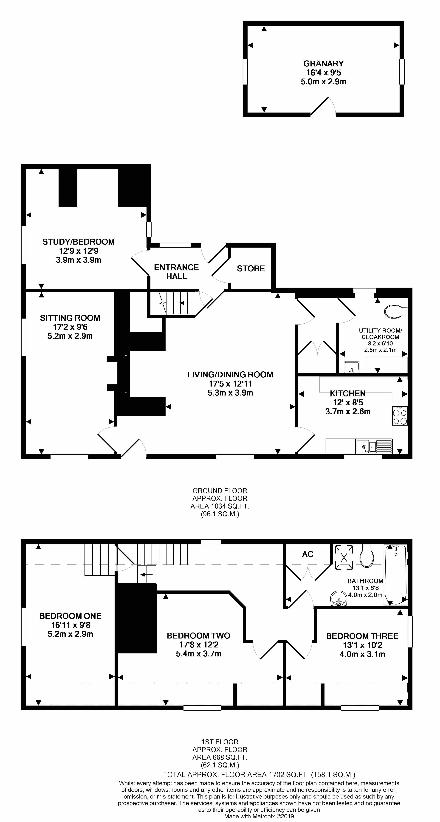 3 bedroom property for sale - floorplan