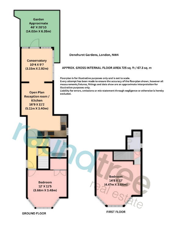 2 bedroom flat for sale - floorplan