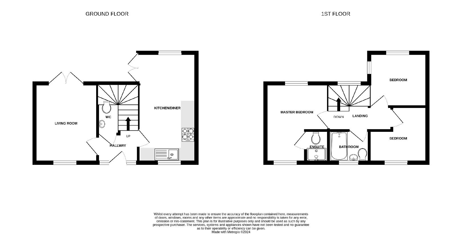 3 bedroom property for sale - floorplan