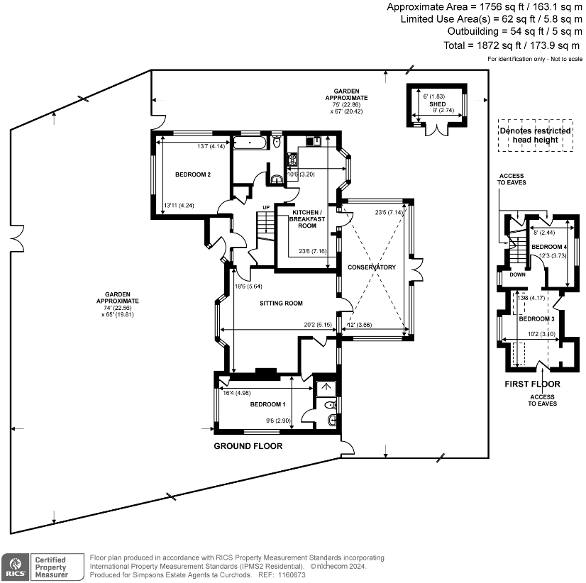 4 bedroom property for sale - floorplan