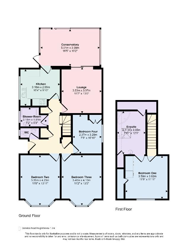 4 bedroom bungalow for sale - floorplan