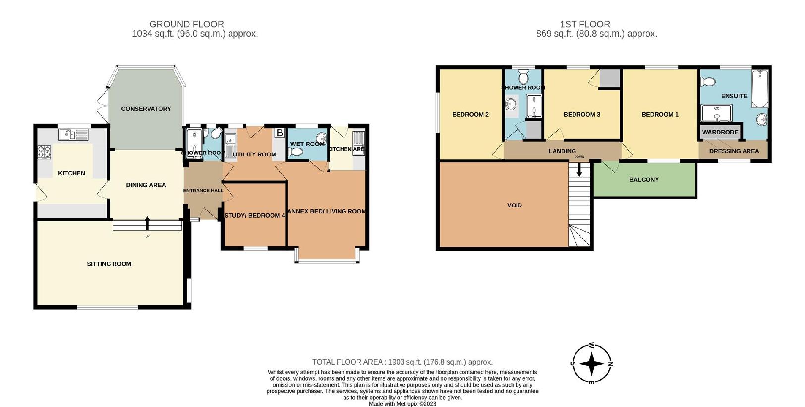 5 bedroom detached house for sale - floorplan