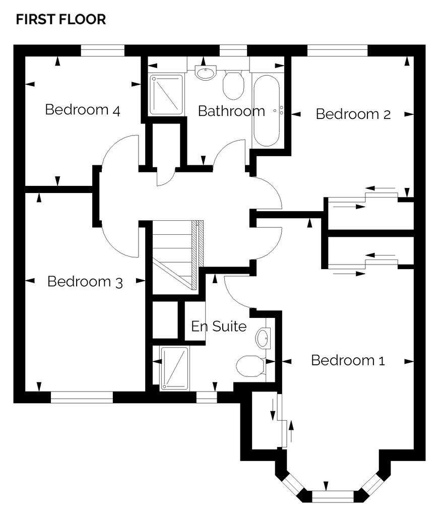 4 bedroom detached house for sale - floorplan