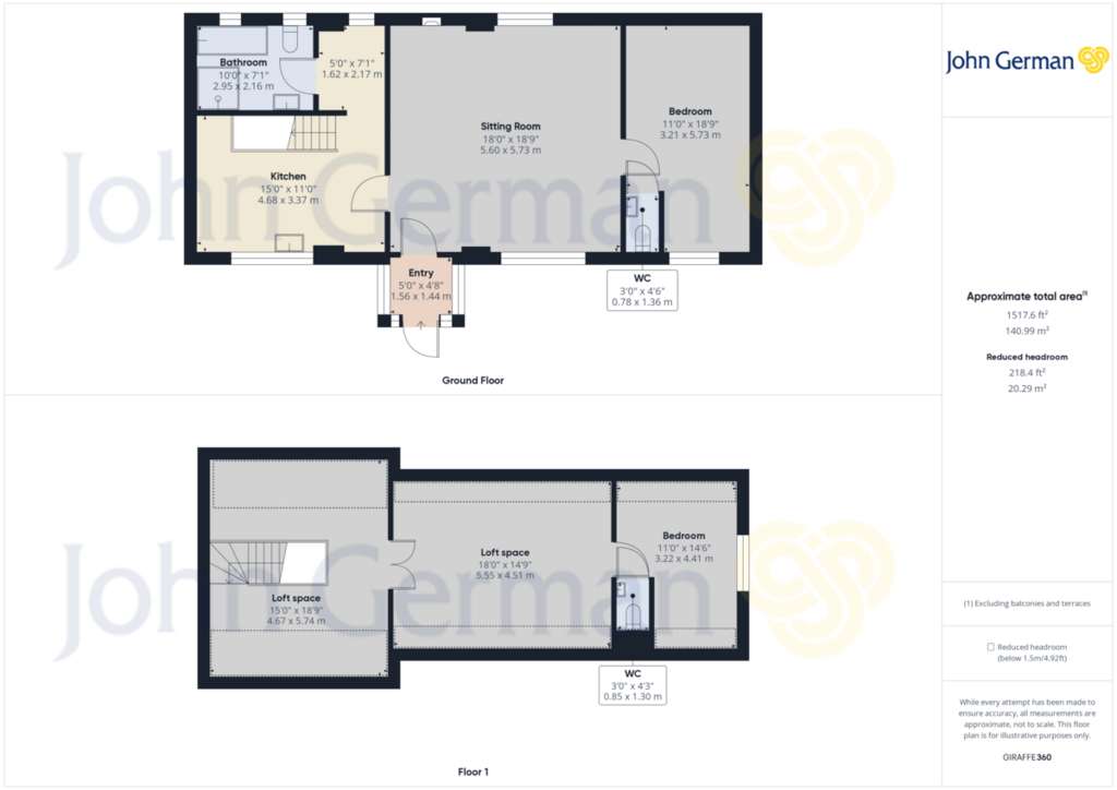 2 bedroom barn conversion for sale - floorplan