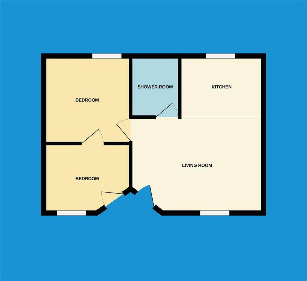 2 bedroom flat for sale - floorplan