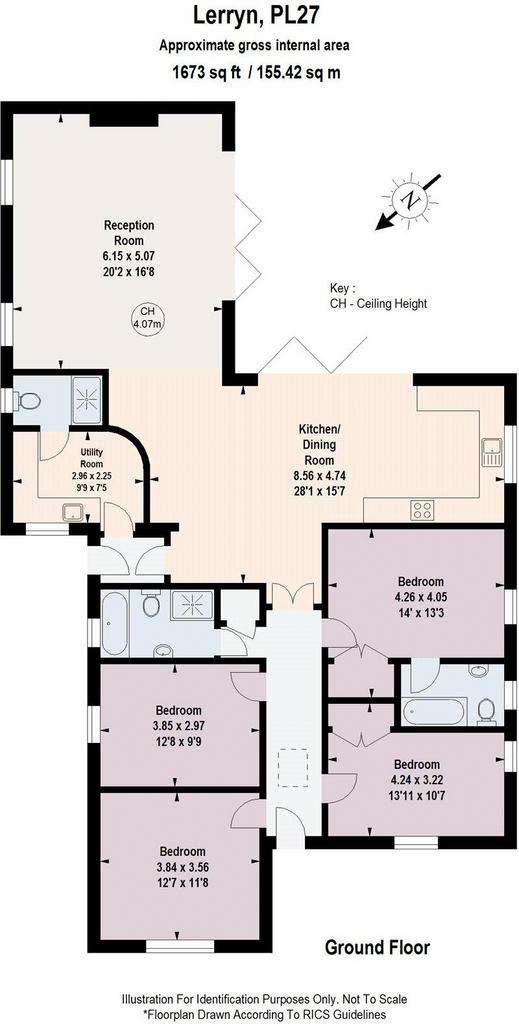 4 bedroom house for sale - floorplan