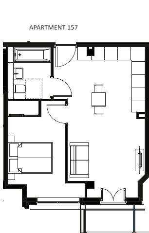 1 bedroom flat for sale - floorplan