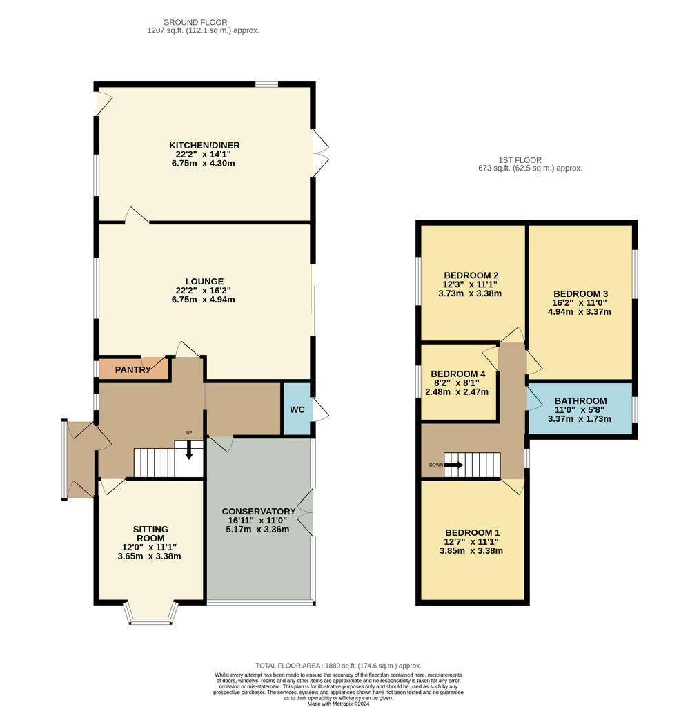 4 bedroom detached house for sale - floorplan