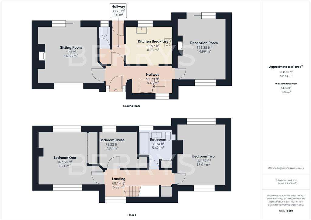 3 bedroom detached house to rent - floorplan