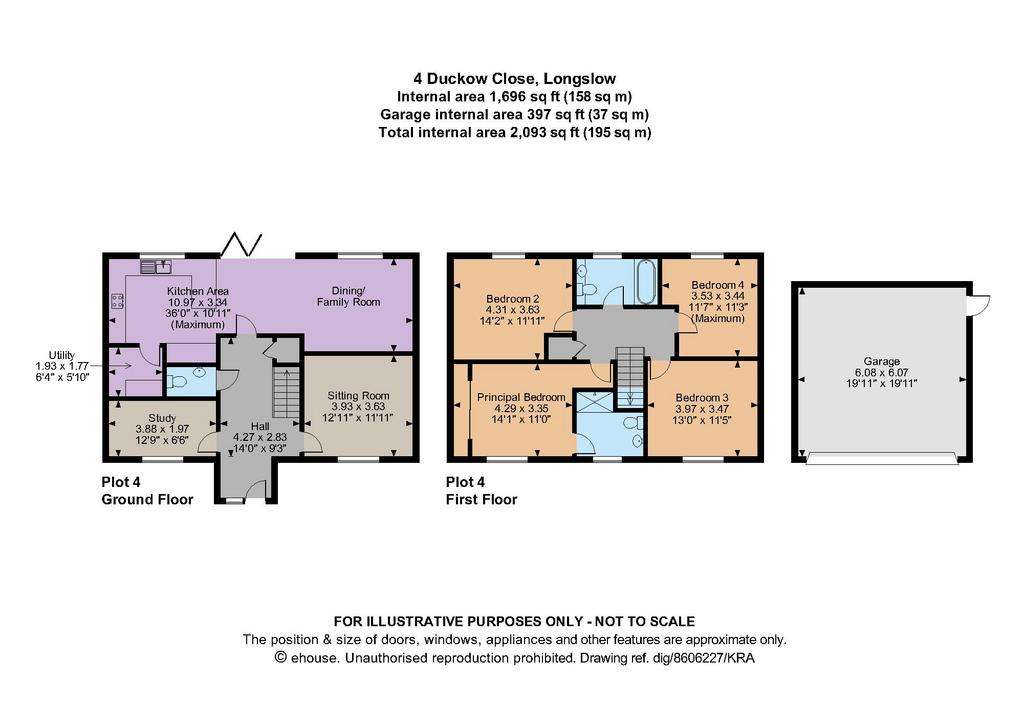 4 bedroom detached house for sale - floorplan