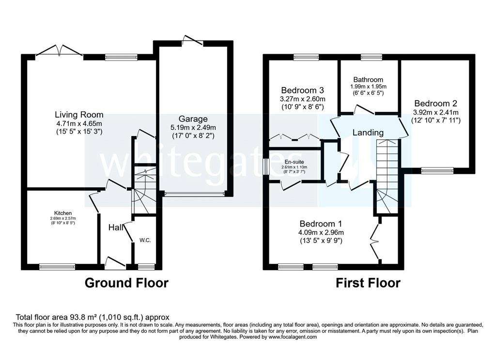 3 bedroom link-detached house for sale - floorplan