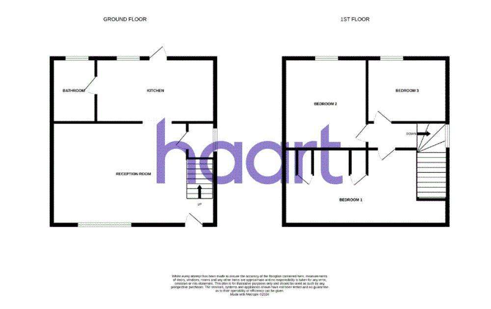 3 bedroom end of terrace house to rent - floorplan