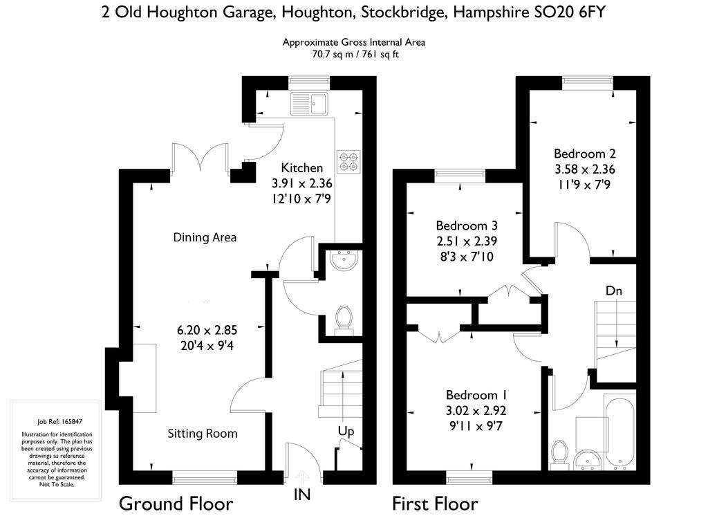 3 bedroom semi-detached house for sale - floorplan