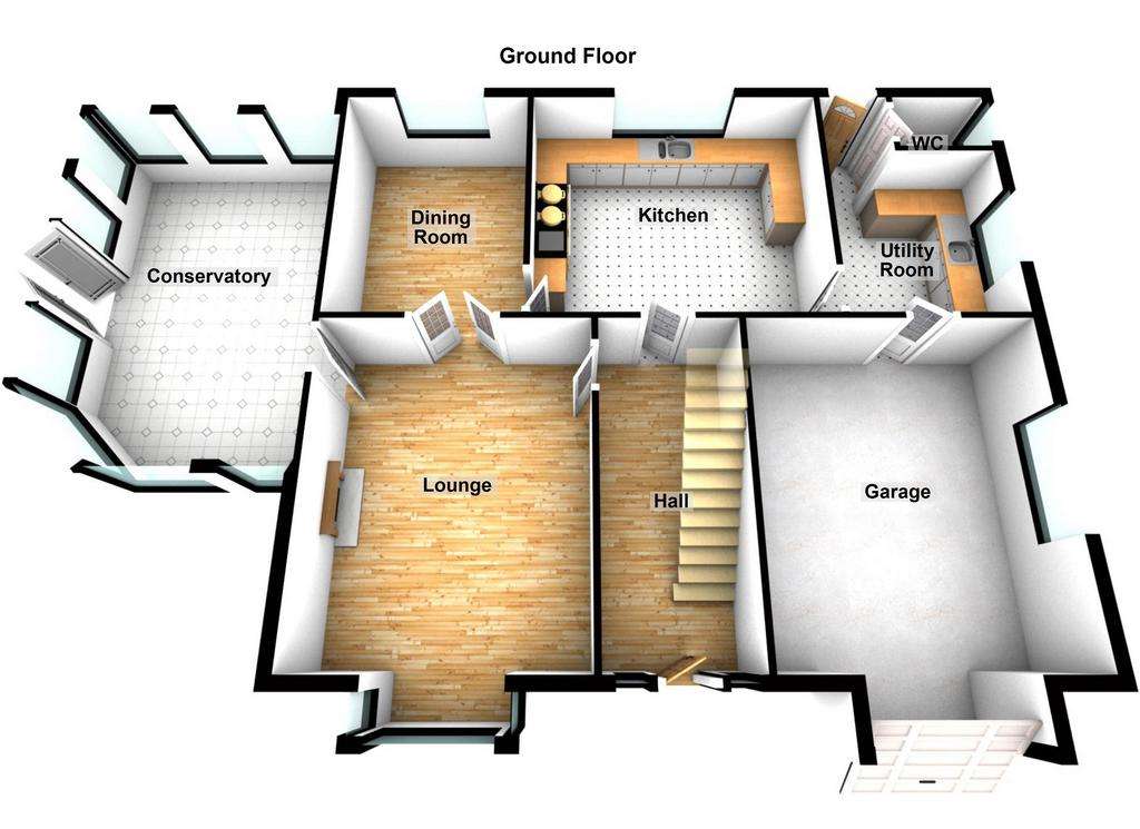 5 bedroom detached house for sale - floorplan