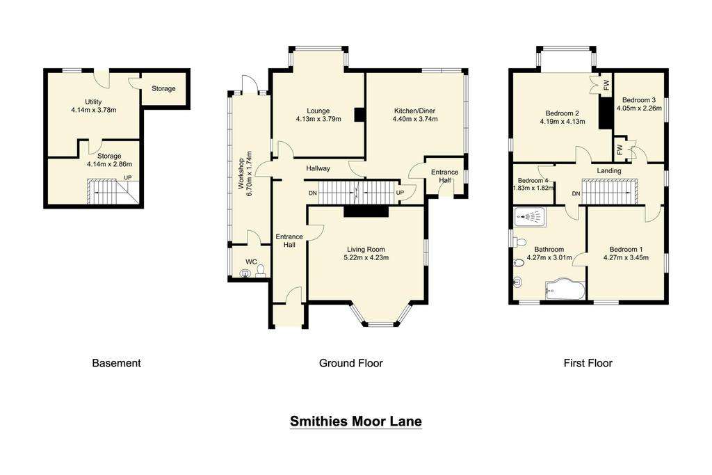 3 bedroom detached house for sale - floorplan