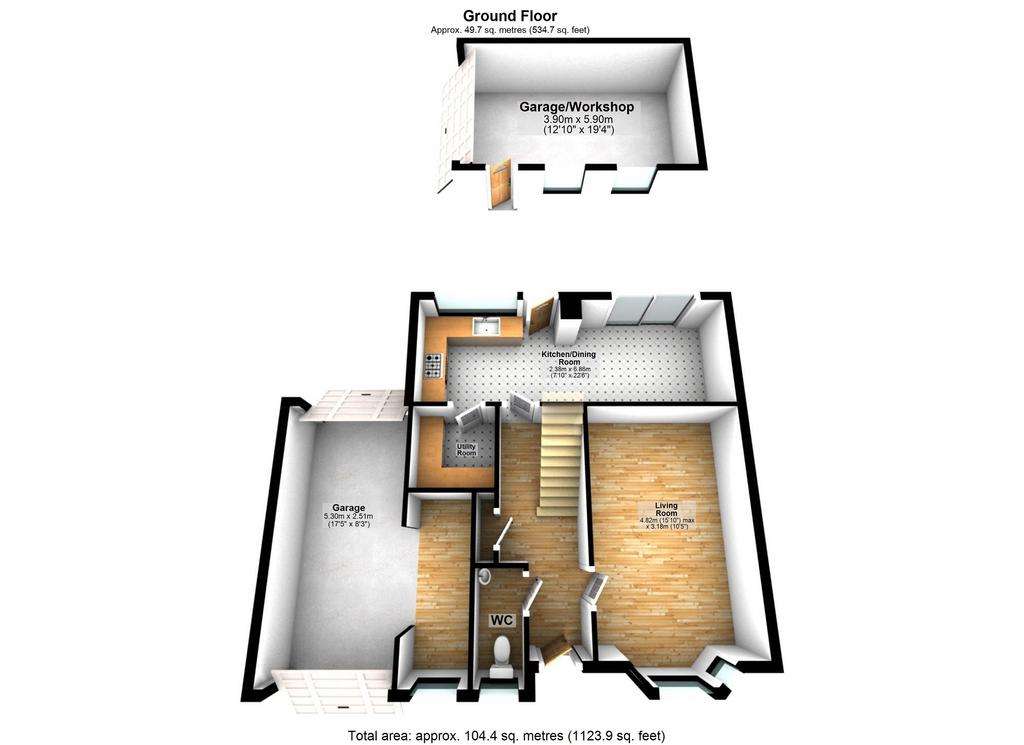 4 bedroom detached house for sale - floorplan