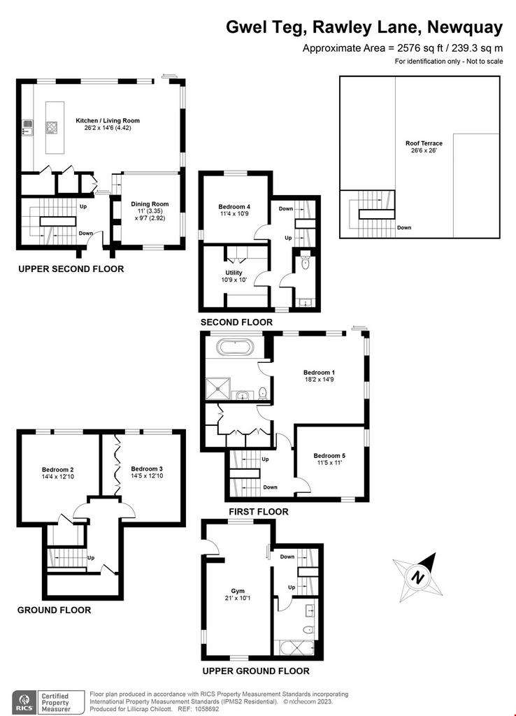 5 bedroom detached house for sale - floorplan