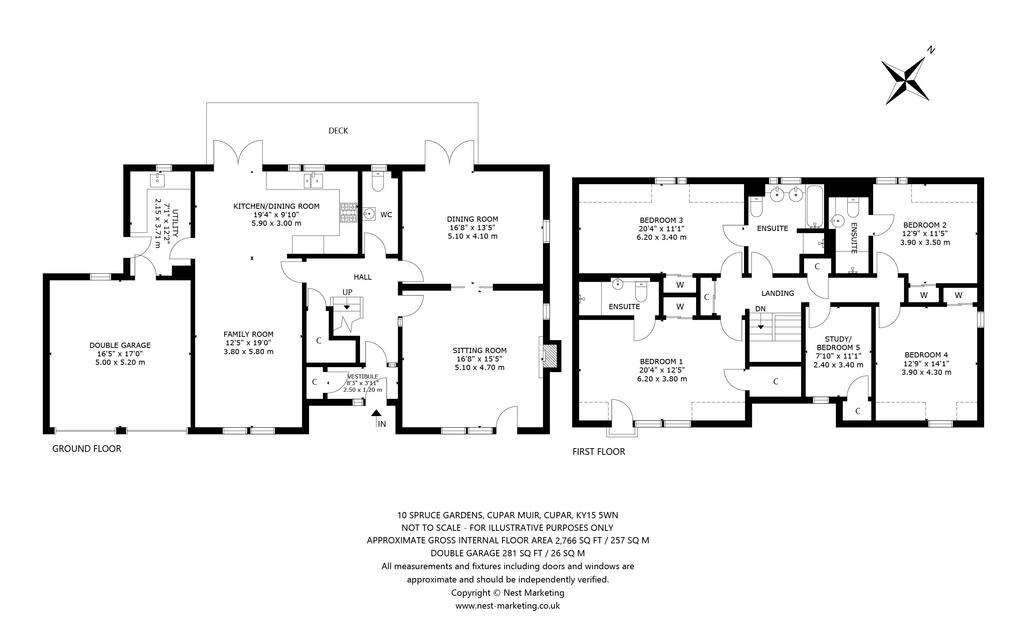 5 bedroom detached house for sale - floorplan